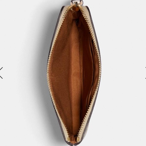 Coach Graphic Monogrammed Scattered Watermelon Print Zip Wristlet. - Picture 2 of 5